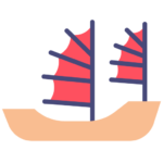 Barco antiguo chino